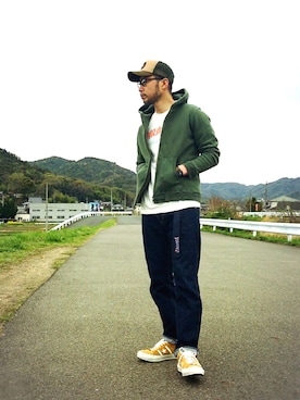 シンさん（メンズ・169cm）の春コーディネート