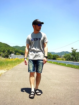 「パイル」｜「アイテム（その他）」を使った、シンさん（メンズ・169cm）の春コーディネート