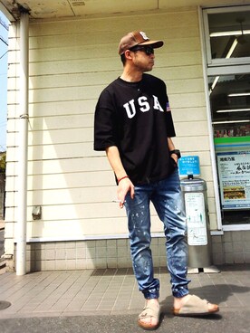 「Doシンプル部」｜「アイテム（腕時計）」を使った、シンさん（メンズ・169cm）の春コーディネート