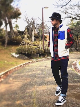 シンさん（メンズ・169cm）の冬コーディネート