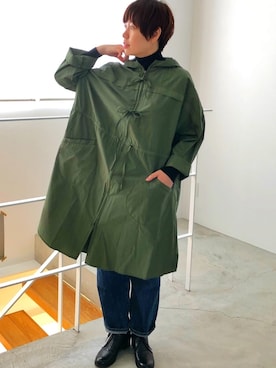 「kvell（ケベル）のアイテム」を使った、e.uさん（レディース・158cm）の秋コーディネート