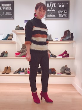 「ブーティ」｜ORientalTRaffic アミュプラザ小倉店さん（レディース・166cm）の秋コーディネート