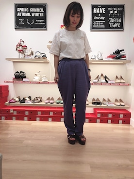 「べっ甲」｜ORientalTRaffic アミュプラザ小倉店さん（レディース・165cm）の夏コーディネート