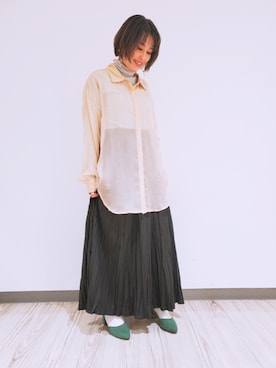 「11101」｜ORientalTRaffic アミュプラザ小倉店さん（レディース・166cm）の春コーディネート