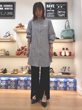 「ポインテッドトゥパンプス」｜ORientalTRaffic アミュプラザ小倉店さん（レディース・166cm）の春コーディネート