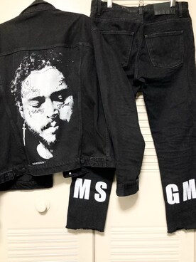 「MSGM（エムエスジーエム）のアイテム（デニムパンツ）」を使った、アオさんさん（メンズ・174cm）の夏コーディネート
