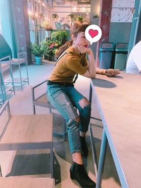 「fannypack」｜Debby &  Patrick さん（レディース・163cm）の夏コーディネート