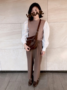 「rps（アールピーエス）のアイテム（その他トップス）」を使った、sayakaさん（レディース・154cm）の冬コーディネート