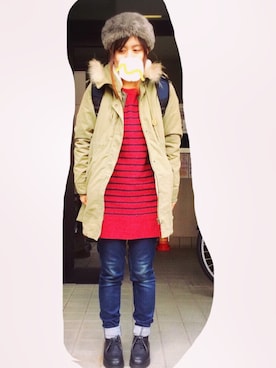 miki**さん(レディース・154cm)の冬コーディネート