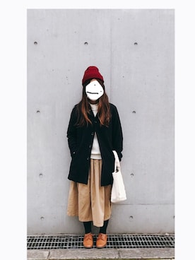 「RINEN（リネン）のアイテム（ジャケット/アウター）」を使った、miki**さん（レディース・154cm）の春コーディネート
