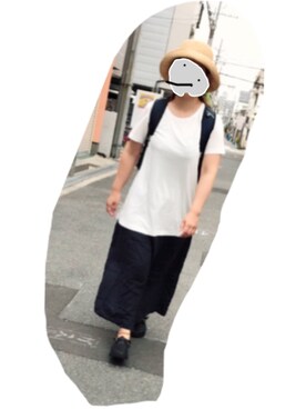 「お祭り」｜「アイテム（スリッポン）」を使った、miki**さん（レディース・154cm）の夏コーディネート