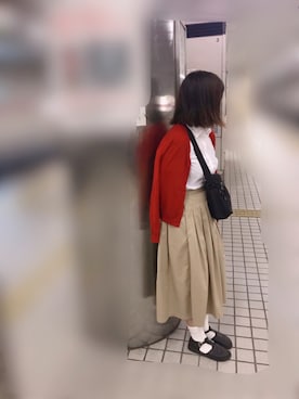 「連投すみません」｜miki**さん（レディース・154cm）の秋コーディネート