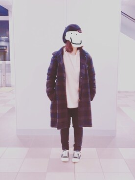 miki**さん（レディース・154cm）の冬コーディネート