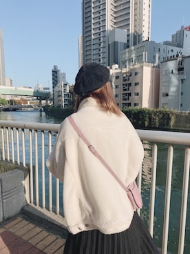 「COACH」｜「アイテム（ジャケット/アウター）」を使った、pamyuさん（レディース・155cm）の冬コーディネート