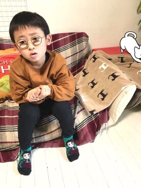 naomamaさん（キッズ・110cm）の秋コーディネート