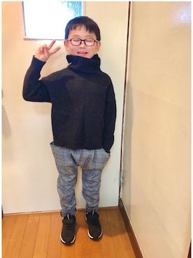 naomamaさん（キッズ・120cm）の冬コーディネート