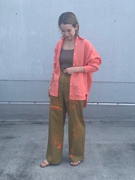 Kanae Nagahataさん（レディース・159cm）の春コーディネート