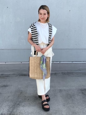 Kanae Nagahataさん（レディース・159cm）の春コーディネート