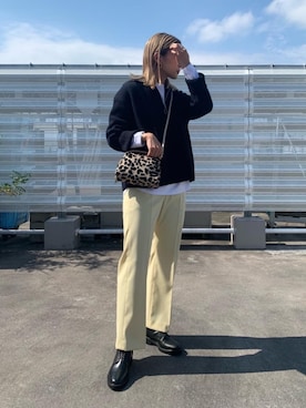「ASTRAET（アストラット）のアイテム（パンツ）」を使った、Kanae Nagahataさん（レディース・159cm）の秋コーディネート