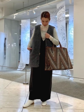 Kanae Nagahataさん（レディース・159cm）の秋コーディネート