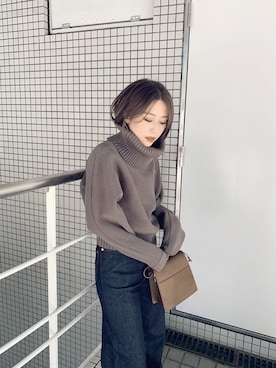 早久都加紗さん（レディース・158cm）の秋コーディネート