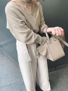 早久都加紗さん（レディース・158cm）の冬コーディネート