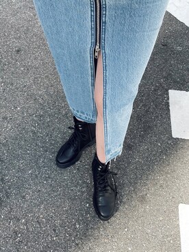 早久都加紗さん（レディース・158cm）の冬コーディネート