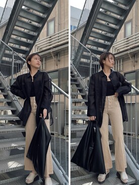 早久都加紗さん（レディース・158cm）の春コーディネート