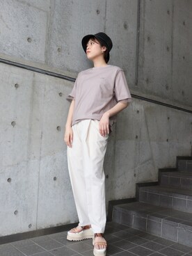 早久都加紗さん（レディース・158cm）の春コーディネート