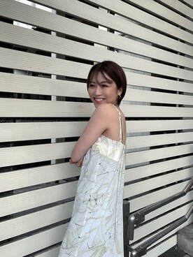 「アイテム（ワンピース、その他）」を使った、早久都加紗さん（レディース・158cm）の春コーディネート