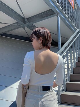 早久都加紗さん（レディース・158cm）の春コーディネート