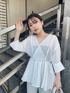 早久都加紗さん(レディース・158cm)の春コーディネート