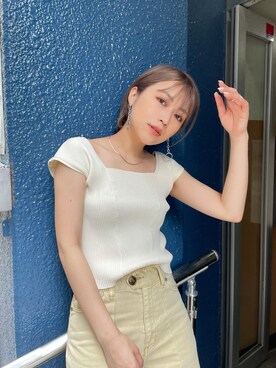 早久都加紗さん（レディース・158cm）の春コーディネート