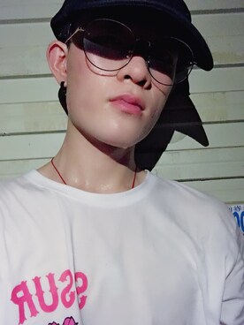 「SSUR（サー）のアイテム」を使った、KOCさん（メンズ・168cm）の夏コーディネート