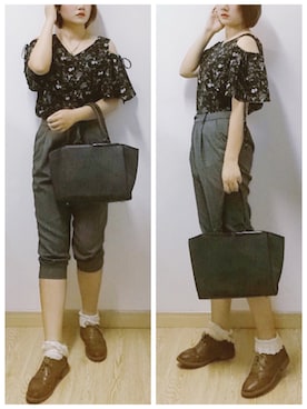 初橒Kumoomooさん(レディース・168cm)の秋コーディネート