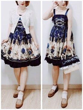 「axes femme（アクシーズファム）のアイテム（かごバッグ）」を使った、初橒Kumoomooさん（レディース・168cm）の秋コーディネート