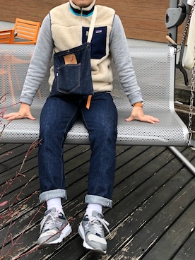 しゃちおさん（メンズ・172cm）の冬コーディネート