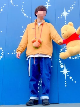「アディダスオリジナルス」｜「アイテム（その他トップス）」を使った、KEIさん（メンズ・175cm）の夏コーディネート