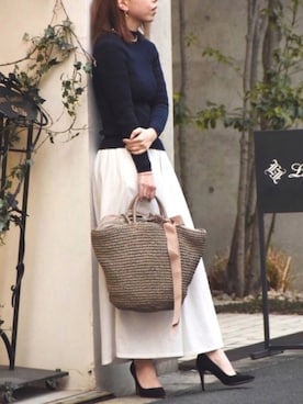 なつきさん（レディース・159cm）の春コーディネート