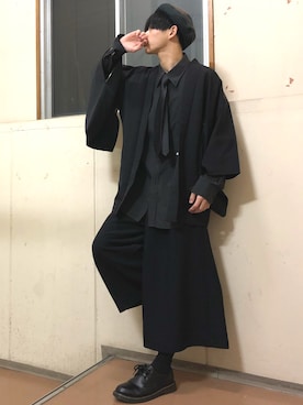 「アイテム（フォーマルスーツ/小物）」を使った、Yumeさん（メンズ・170cm・10代）の秋コーディネート