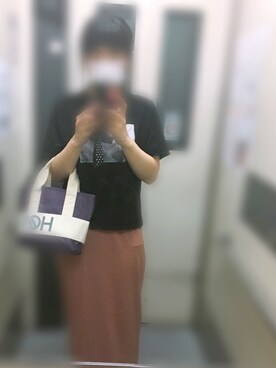 「HeM（ヘム）のアイテム」を使った、kanakanaさん（レディース・162cm）の夏コーディネート