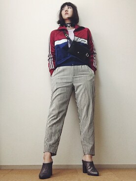 「G.V.G.V.（ジーヴィージーヴィー）のアイテム（スリッポン）」を使った、kiraさん（レディース・167cm）の春コーディネート