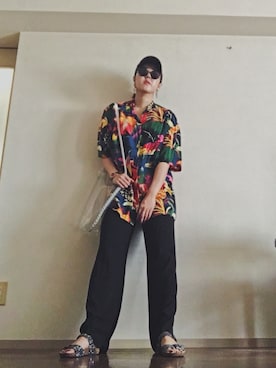 「proef（プロエフ）のアイテム（バッグ）」を使った、kiraさん（レディース・167cm）の夏コーディネート