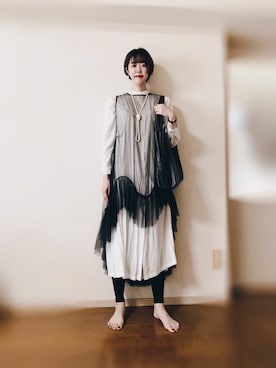 「RIZAP（ライザップ）のアイテム」を使った、kiraさん（レディース・167cm）の秋コーディネート