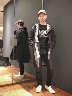 「ビッグサイズコーデ」｜yamaguchi.fさん（メンズ・171cm）の冬コーディネート