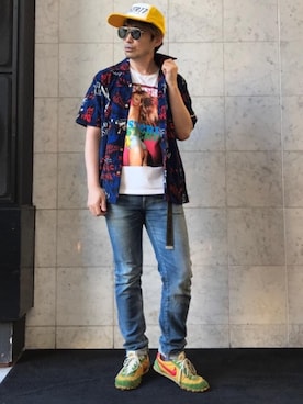 「仙台」｜「アイテム（財布/小物）」を使った、yamaguchi.fさん（メンズ・171cm）の夏コーディネート