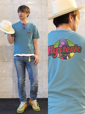 「ポケットT」｜「アイテム（財布/小物）」を使った、yamaguchi.fさん（メンズ・171cm）の夏コーディネート