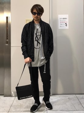 「仙台」｜「アイテム（ブルゾン）」を使った、yamaguchi.fさん（メンズ・171cm）の夏コーディネート