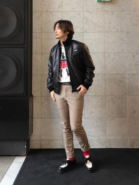 yamaguchi.fさん（メンズ・171cm）の秋コーディネート