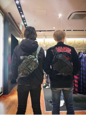「ポーター」｜「アイテム（ブルゾン）」を使った、yamaguchi.fさん（メンズ・171cm）の秋コーディネート